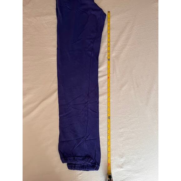 VTG NEW Champion Sweatpants Mens Blue Drawstring Size Large - Picture 4 of 8